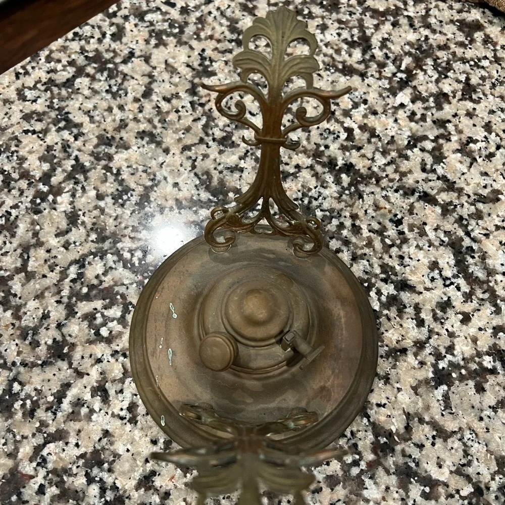 Antique Copper/Brass Tea Pot Lidded Kettle w/ Ornate Stand & Burner - Picture 8 of 8